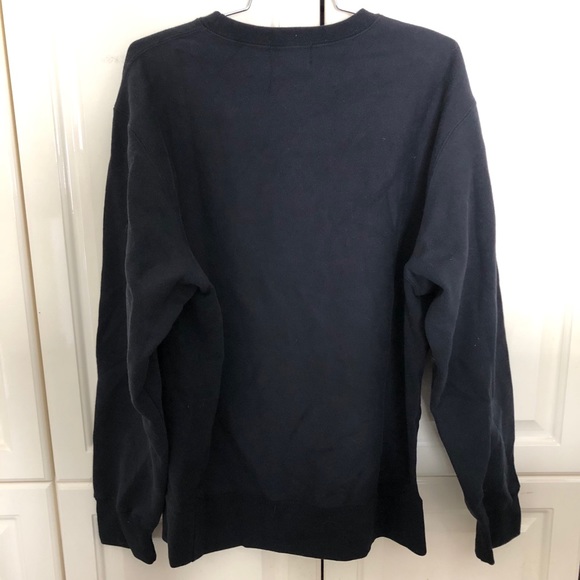 NWT-ROOTS Men’s Black Rider Crew Sweatshirt - Med - Picture 2 of 5